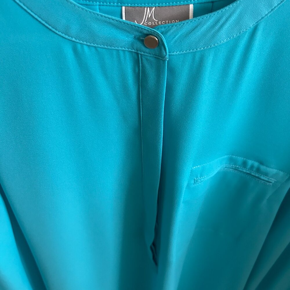 JM Collection Polyester blouse - Picture 3 of 8